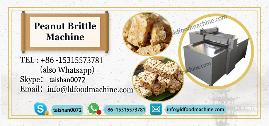 Full Stainless Steel Industrial Praline Nougat Peanut Sugar Cutting machinery Cereal Protein Bar machinery