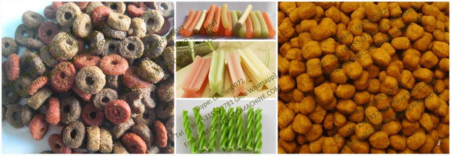 HOT selling Chewing pet food process machinery in china