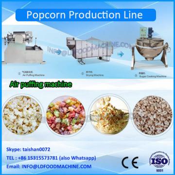 automatic commercial large continue Caramel popcorn popper make machinery gas popcorn processing line