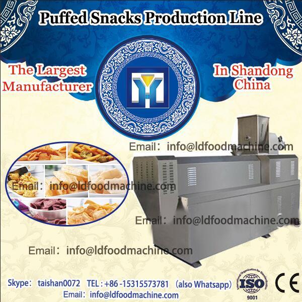 2016 Fully automatic puffed corn snacks makin machinery /puffed rice cake machinery